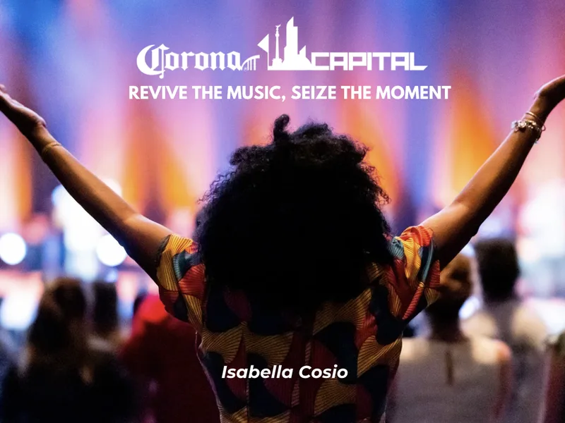 Portada de la campaña para Corona Capital con público en concierto